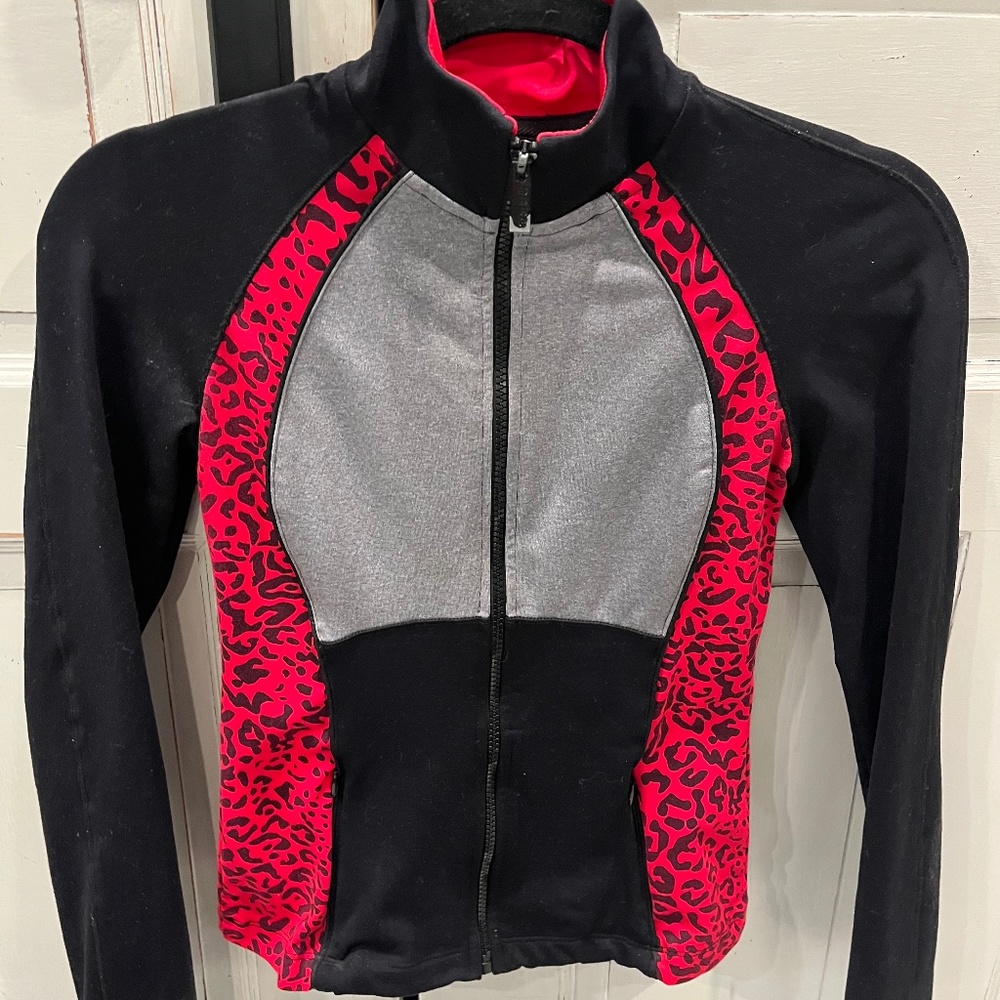 Bebe Sport yoga, jacket and flare pant set